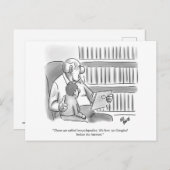 Funny Behaltend in Touch Spaß Postkarte (Vorne/Hinten)