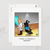 Funny Behaltend in Touch Spaß Postkarte (Vorne/Hinten)