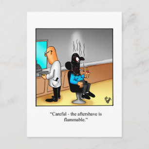 Funny Behaltend in Touch Spaß Postkarte