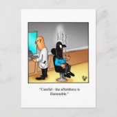 Funny Behaltend in Touch Spaß Postkarte (Vorderseite)