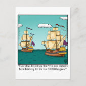 Funny Behaltend in Touch Spaß Postkarte (Vorderseite)