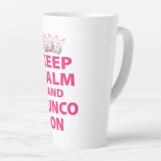 Funny Behielt Calm Bunco Player Friend Milchtasse (Rechte Ecke)