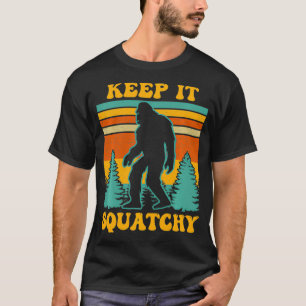 Funny Behielt es Squatchy Retro Bigfoot Sasquatch T-Shirt