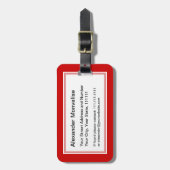 Funny Behielt Ruhe und Behielt Gärtnergärtner Gepäckanhänger (Vorderseite vertikal)