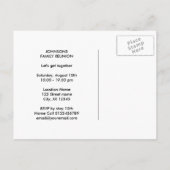 Funny behielt ruhige Wiedersehen-Postkarten Einladungspostkarte (Rückseite)