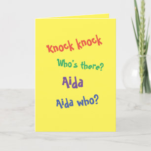 Funny Belated Birthday Card Knock Knock Jock Karte
