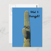 Funny Belated Geburtstag Gruß Postkarte (Vorne/Hinten)