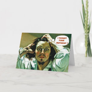 Funny Belated Geburtstag Karte