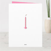 Funny Belated Geburtstag Karte (Rückseite)