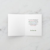 Funny Beled Weihnachts Unglaublich witzig Zitat Re Feiertagskarte (Innenseite)