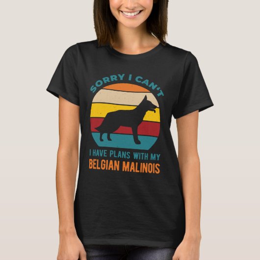 Funny Belgisch Malinois T-Shirt (Vorderseite)