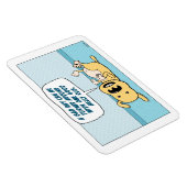 Funny Belly Rub Dog Magnet (Rechte Seite)