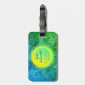 Funny, bemerkenswert und personalisierbar Gepäckan Gepäckanhänger (Rückseite vertikal)