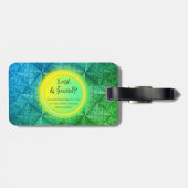 Funny, bemerkenswert und personalisierbar Gepäckan Gepäckanhänger (Rückseite horizontal)