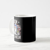 Funny Ben Drankin 4. Juli US-Flagge Männer Drinkin Kaffeetasse (Vorderseite Links)
