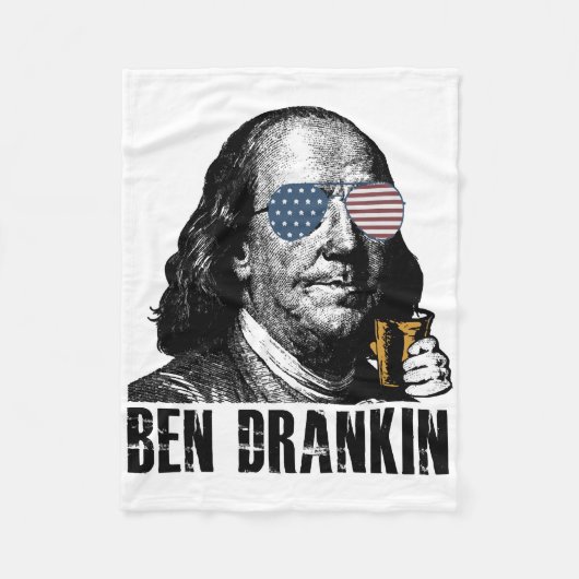 Funny Ben Dranking, feiern wir die Freude am Fleecedecke (Vorderseite)