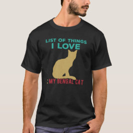 Funny Bengalisch Cat T-Shirt