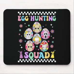 Funny bereitet sich auf Groovy Dye Horror Ei Jagd Mousepad