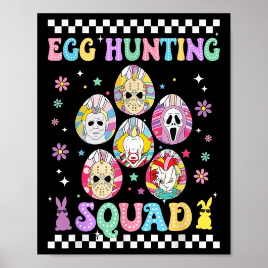 Funny bereitet sich auf Groovy Dye Horror Ei Jagd  Poster (Vorne)