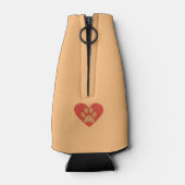 Funny Bernese Mountain Dog Flasche Cooler Flaschenkühler (Rückseite)