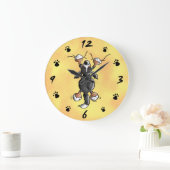 Funny Bernese Mountain Dog Wall Clock Große Wanduhr (Zuhause)