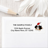 Funny Bernese Mountain Dog Welpe Weihnachten (Insitu)