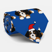 Funny Bernese Mountain Dog Welpe Weihnachten Krawatte (Gerollt)