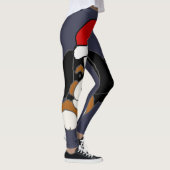 Funny Bernese Mountain Dog Welpe Weihnachten Leggings (Rechts)