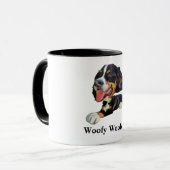 Funny Bernese Mountain Hund Tasse (Vorderseite Links)
