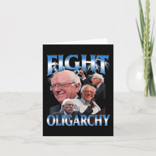 Funny Bernie Sanders Shirt kämpft Oligarchie Karte