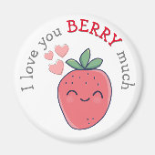Funny Berry I Liebe You Magnet (Vorne)