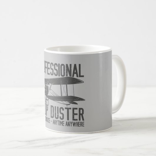 Funny Beruflich Crop Duster Furz Joke Geschenk Kaffeetasse (VorderseiteRechts)