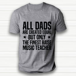 Funny beruflich Music Teacher Vater White T-Shirt