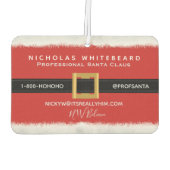 Funny Beruflich Santa Claus Car Air Freshener Autolufterfrischer (Rückseite)