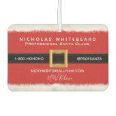 Funny Beruflich Santa Claus Car Air Freshener Autolufterfrischer (Vorderseite)