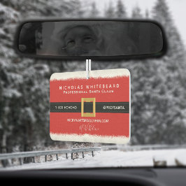 Funny Beruflich Santa Claus Car Air Freshener Autolufterfrischer