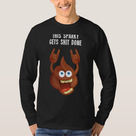 Funny Beruflich Sparky Electrician Constructiation T-Shirt (Vorderseite)