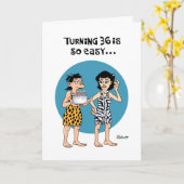 Funny beruhigend 36. Geburtstag Karte (Gelbe Blume)