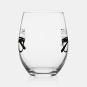 Funny besprechen Nerdy mit mir 🍷 Weinglas Ohne Stiel (Links)