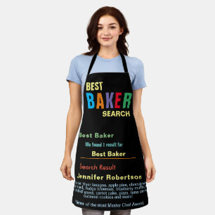 Funny Best Baker Koch All-Over Print Schürze