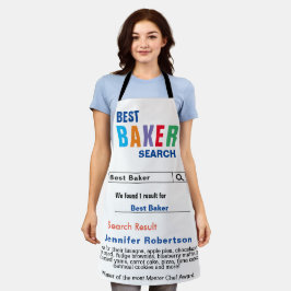 Funny Best Baker Koch All-Over Print Schürze