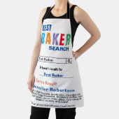 Funny Best Baker Koch All-Over Print Schürze (InSitu)