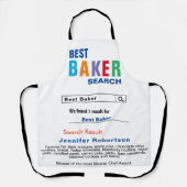 Funny Best Baker Koch All-Over Print Schürze (Vorderseite)