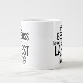 Funny Best Boss Zitat Große Tasse - Büro Humor (Vorderseite)