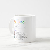 Funny Best Boyfriend Ever Search Ergebnis mit Foto Kaffeetasse (Vorderseite Links)