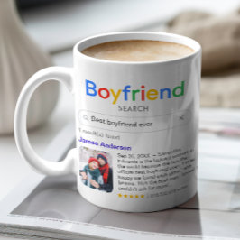 Funny Best Boyfriend Ever Search Ergebnis mit Foto Kaffeetasse