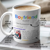 Funny Best Boyfriend Ever Search Ergebnis mit Foto Kaffeetasse
