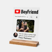 Funny Best Boyfriend Ever Search Resultat Acrylschild (Winkel)