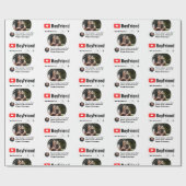 Funny Best Boyfriend Ever Search Resultat Geschenkpapier (Flach)