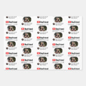 Funny Best Boyfriend Ever Search Resultat Geschenkpapier Set (Vorderseite 3)